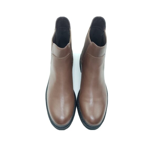 Cole Haan Greenwich Chelsea Boots Waterproof Round Toe Brown Leather Womens 6.5 - Picture 3 of 9